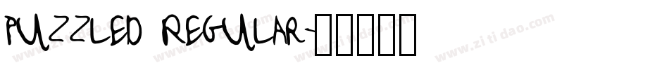 Puzzled Regular字体转换